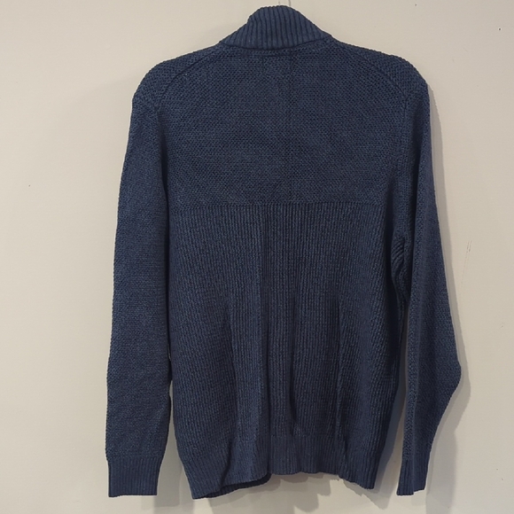 G.H. Bass & Co. Men's Navy Button-Up Sweater - Picture 5 of 7